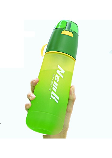 Yaz Sporları Için Su Bardağı Sprey Kabı Soğutma Plastik Bardak Öğrenciler Için Düşmeyi Önleyici Su Şişesi (Yurt Dışından)