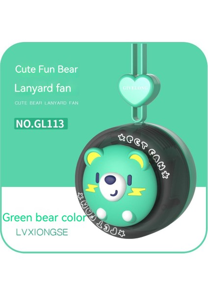 Usb Şarjlı Taşınabilir Küçük Asılı Boyun Kanatsız Elektrikli Fan (Yurt Dışından)