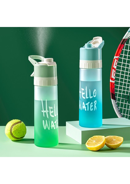 Yaz Sporları Için Su Bardağı Sprey Kabı Soğutma Plastik Bardak Öğrenciler Için Düşmeyi Önleyici Su Şişesi (Yurt Dışından) fiyatları