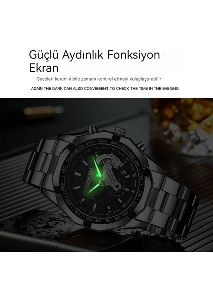 Su Geçirmez Aydınlık Moda Erkek Kol Saati (Yurt Dışından) fırsatları