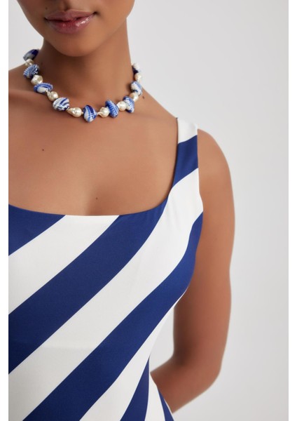 Fall in Love Regular Fit Çizgili Mayo A9457AX23HS fırsatları