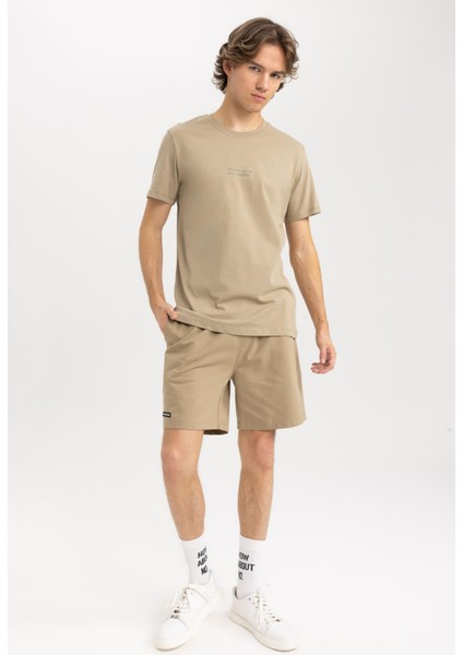 Slim Fit Dar Paça Pamuklu Şort A3893AX23HS