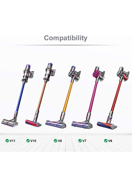Dyson Için Evcil Hayvan Fırçası V15/V11/V10/V8/V7 Elektrikli Süpürge Evcil Hayvan Fırçası Aracı Saç Çıkarıcı Pet Kedi Köpek Evcil Hayvan Eki (Yurt Dışından)