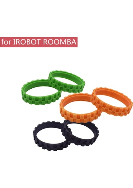 Irobot Roomba Tekerlek Serisi 500, 600,700, 800 ve 900,E5,I7+,S9, 676,980,698 Kaymaz Vakum Aksesuarları Için Lastikler (Yurt Dışından)