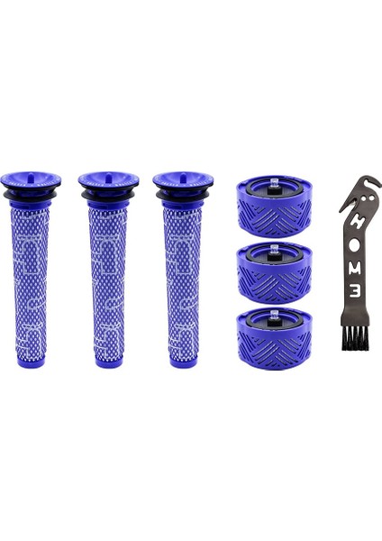 Dyson V6 Elektrikli Süpürge Aksesuarları Için Uyumlu Yedek Parçalar Hepa Filtre Parçayı Değiştirin 966912-03 & 965661-01 (Yurt Dışından)