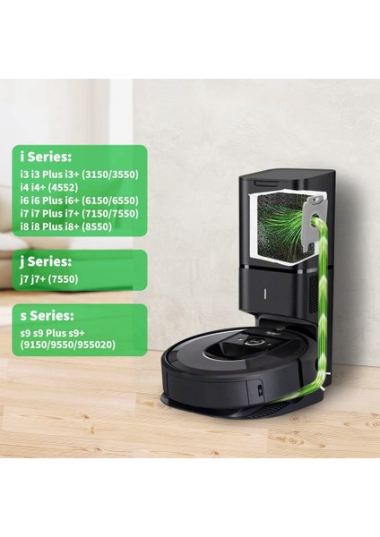 Irobot Roomba Için Uyumlu Yedek Parçalar Toz Torbası I3+ I7 I7+ E5 S9 S9+ Robot Süpürge Aksesuarları (Yurt Dışından)