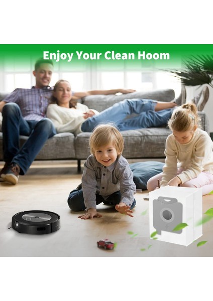 Irobot Roomba Için Uyumlu Yedek Parçalar Toz Torbası I3+ I7 I7+ E5 S9 S9+ Robot Süpürge Aksesuarları (Yurt Dışından)