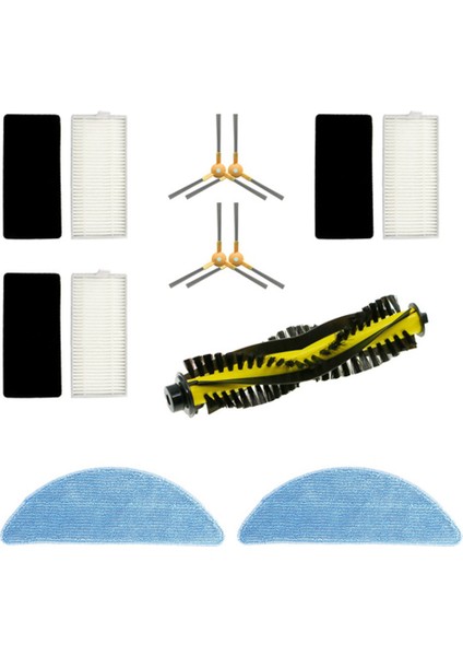 Vakum Süpürme Ana Fırça Yan Fırça Paspas Bezi Sünger Filtre Seti Neatsvor X500 Çıkarılabilir Ev Aletleri Parçaları (Yurt Dışından)