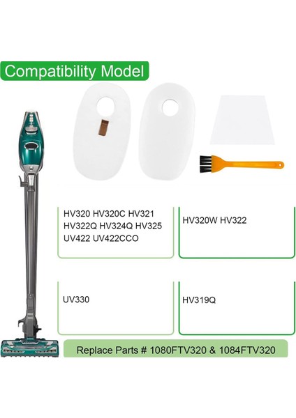 Shark Için Yedek Parçalar Filtre HV320 HV321 HV322 HV324Q Elektrikli Süpürge Aksesuarları Parçayı Değiştirin 1080FT320 1084FTV320 (Yurt Dışından) indirimleri