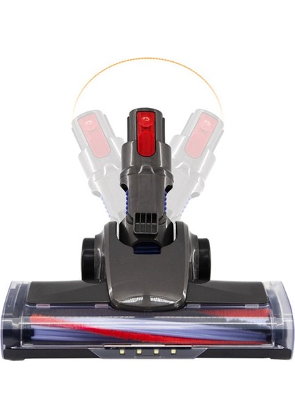 Dyson V7 V8 V10 V11 Elektrikli Süpürgeler Parçaları Dönebilen Vakum Eki Için Zemin Kafası Rulo Fırça (Yurt Dışından)