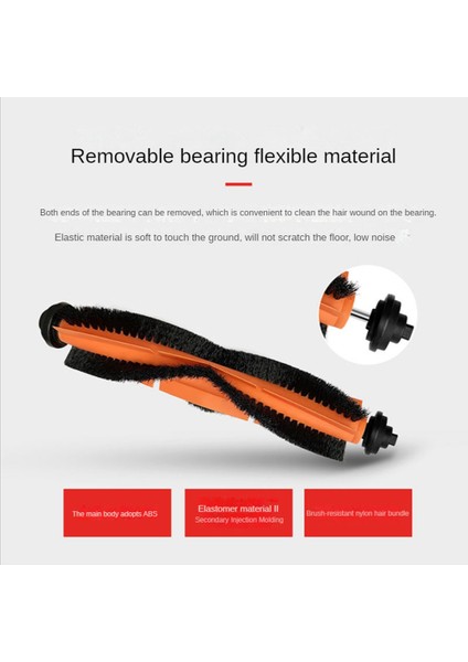 Xiaomi Mijia G1 Mjstg1 SKV4136GL Elektrikli Süpürge Robotu Yedek Yedek Parça Ana Yan Fırça Hepa Filtre (Yurt Dışından) fiyatları