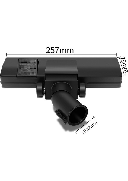 32MM Üniversal Elektrikli Süpürge Euro Zemin Fırça Başlığı Zemin ve Halı Combo Aracı Için Fırça Eklentisi (Yurt Dışından)