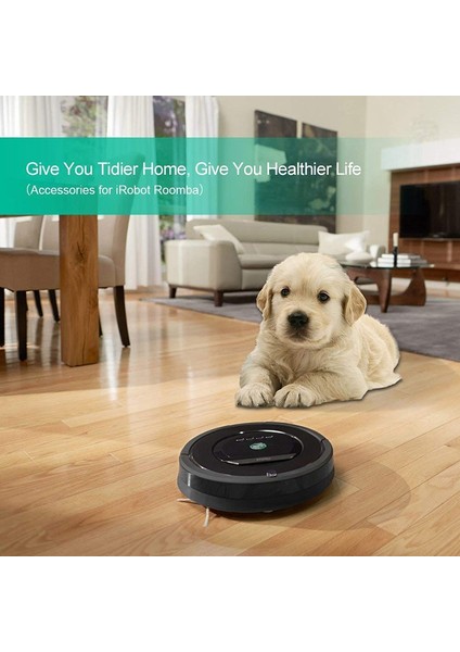 Irobot Roomba 800 900 Serisi Için Yedek Parçalar 860 870 871 880 890 805 960 980 Süpürge Aksesuarları 4 Filtre ve 4 Yan Fırça ve 1 Temizleme Fırçası (Yurt Dışından) modelleri