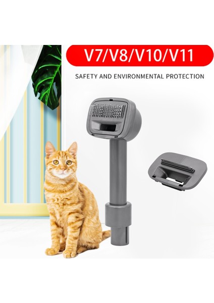 Dyson Için Evcil Hayvan Fırçası V15/V11/V10/V8/V7 Elektrikli Süpürge Eki Pet Fırça Pet Kedi Köpek Pet Emme Temizleme Aracı (Yurt Dışından)