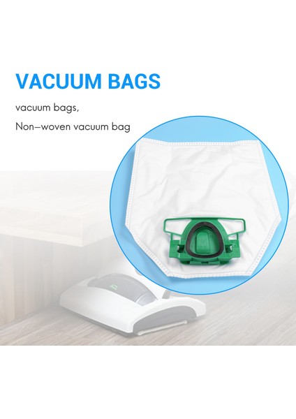 Vorwerk Kobold VK200 Toz Torbası FP200 Toz Torbası Için 12 Paket (Yurt Dışından)