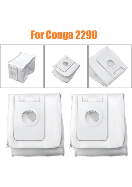 Adet Toz Torbası Cecotec Conga 2290 Robotlu Süpürge Toz Torbası Yedek Parça Çöp Torbaları Yedek Aksesuarlar (Yurt Dışından)