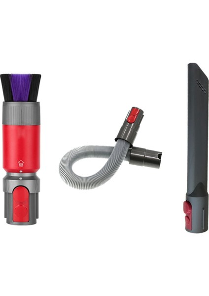 Dyson V15 V12 V7 Için Izsiz Toz Giderme Yumuşak Fırça + Düz Emme (Yurt Dışından)