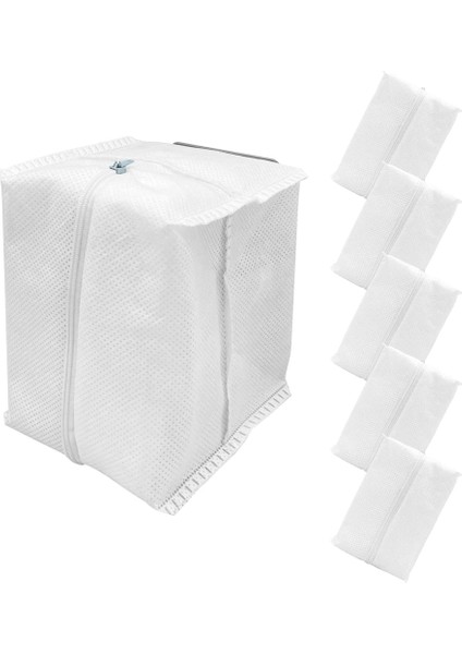 Irobot Roomba I & S & J Serisi Için 6'lı Paket Yeniden Kullanılabilir Vakum Torbaları (Yurt Dışından)