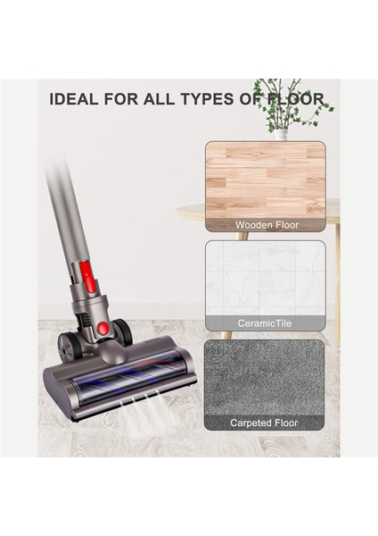 Dyson V7 V8 V10 Fırça Temizleyici Kafa Için Turbo Elektrikli Motorlu Fırça (Yurt Dışından)