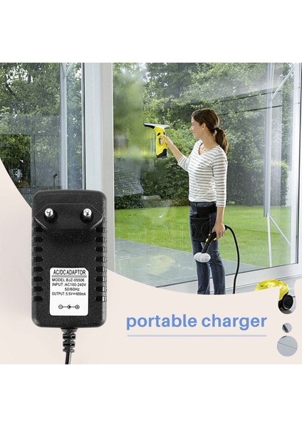 Karcher WV50 Pil Şarj Cihazı-Eu Plug Için Taşınabilir Şarj Cihazı (Yurt Dışından)