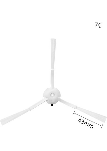 Proscenic M7 Pro M7MAX M8 Pro/uoni Için Uygun 12 Adet Yan Fırça (Yurt Dışından)