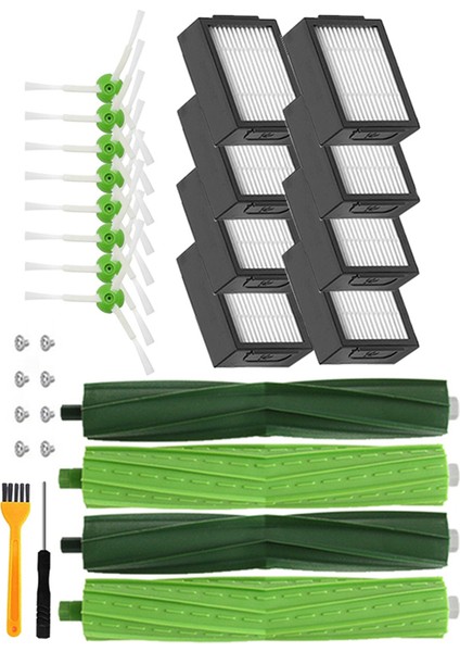 Irobot Roomba I3 I3+ I4 I6 I6+ I7 Için Ana Yan Fırça Filtresi Toz Torbası (Yurt Dışından)