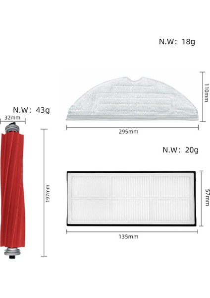 Xiaomi Roborock S7 Maxv Ultra/s7 MAXV/G10S Için Aksesuar Kiti (Yurt Dışından) fırsatları