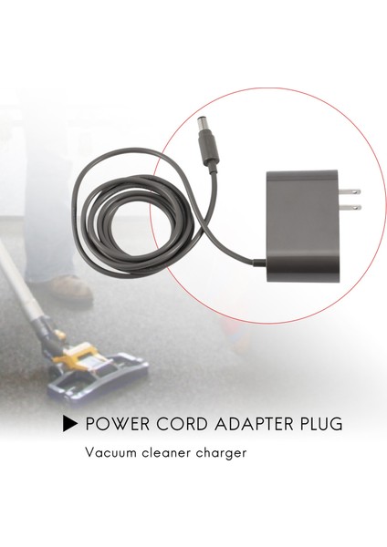 Dyson DC30 DC31 Elektrikli Süpürge Güç Kablosu Adaptörü Abd Plug Için Şarj Cihazı (Yurt Dışından)