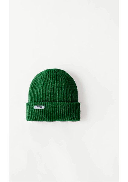 Huge Beanie Small Tag Green