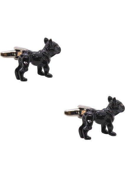 Köpek Figürlü Kol Düğmesi