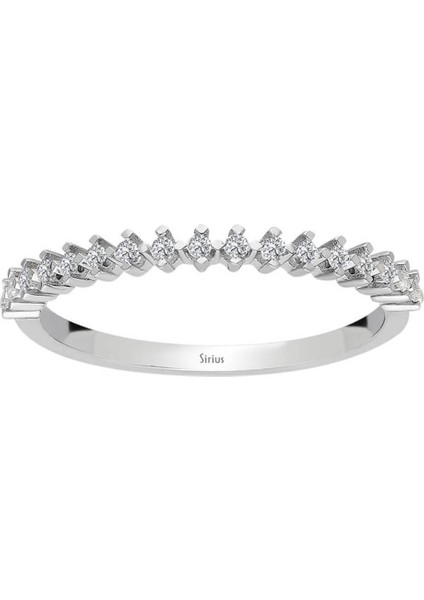 F Renk 0,14 Karat Pırlanta Yarım Tur Yüzük 0423R0194 fiyatları