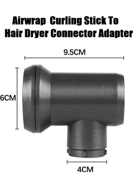 Curl Bar Adaptörü Uyumlu Styler Aksesuarları Saç Kurutma Makinesi Bigudi Yedek Parçalar (Yurt Dışından)
