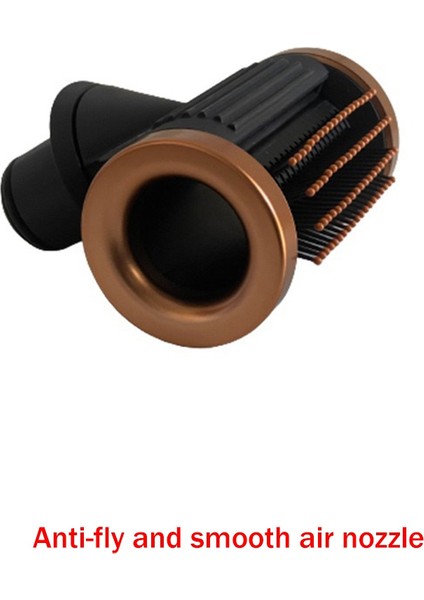 Dyson'ın Tam Kapsamlı Airwrap Saç Kurutma Makinesi Aksesuarları Için Uçmayı Önleyen Başlık Uçmayı Önleyen Pürüzsüz Başlık - Altın Bakır (Yurt Dışından)