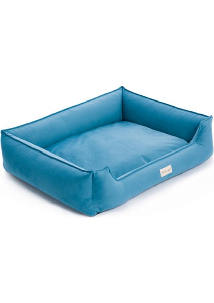 Delta Leo Mavi Köpek Yatağı L 80X105CM