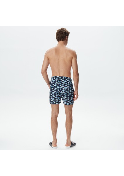 Erkek Lacivert Baskılı Deniz Şortu T35512T.4NV fiyatları