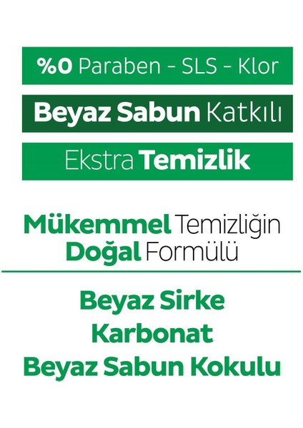 Easy Clean Beyaz Sabun Katkılı+Çamaşır Suyu Katkılı+Arap Sabunu Katkılı 3X100 (300 Yaprak)