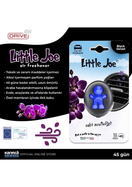 Joe Membrane Araba Kokusu Black Velvet (Siyah Kadife) modelleri