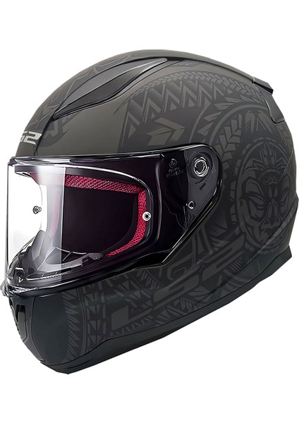 Rapıd Takaroa Mat Siyah Kask