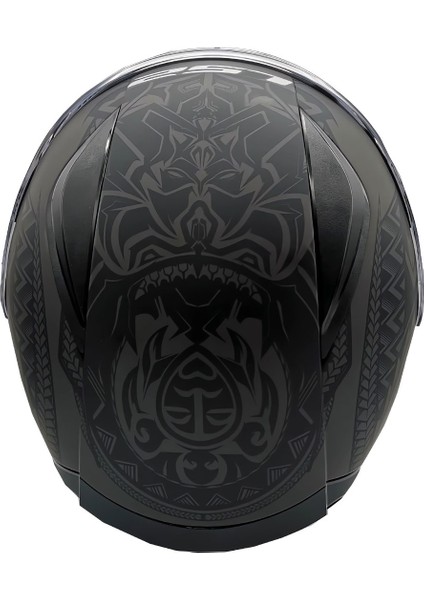Rapıd Takaroa Mat Siyah Kask