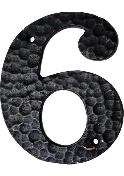 Antik Bronz Rakam 10 cm G-31 - No: 6