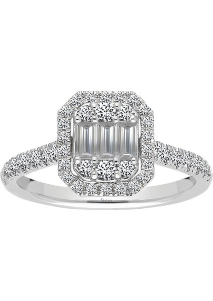 F Renk 0,70 Karat Baget Pırlanta Yüzük 0423R0199 fiyatları