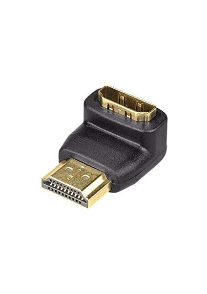 Alfais 4519 HDMI Dirsek Çevirici Dönüştürücü L Adaptörü