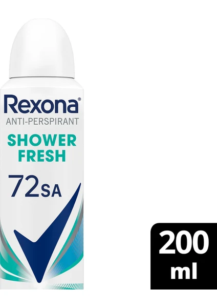 Woman Sprey Deodorant Shower Fresh 72 Saat Kesintisiz Üstün Koruma 200 ml