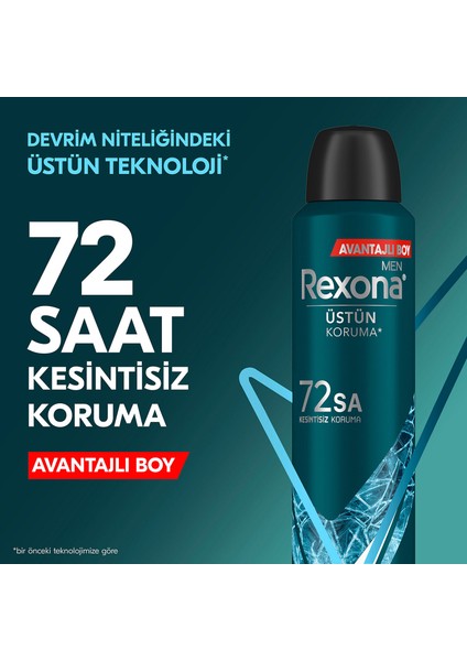 Men Erkek Sprey Deodorant Xtra Cool 72 Saat Kesintisiz Üstün Koruma 200 ml