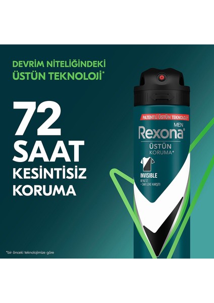 Men Erkek Sprey Deodorant Natural Fresh Mint 72 Saat Kesintisiz Üstün Koruma 150 ml