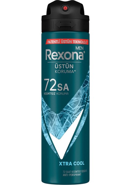 Men Erkek Sprey Deodorant Xtra Cool 72 Saat Kesintisiz Üstün Koruma 150 ml