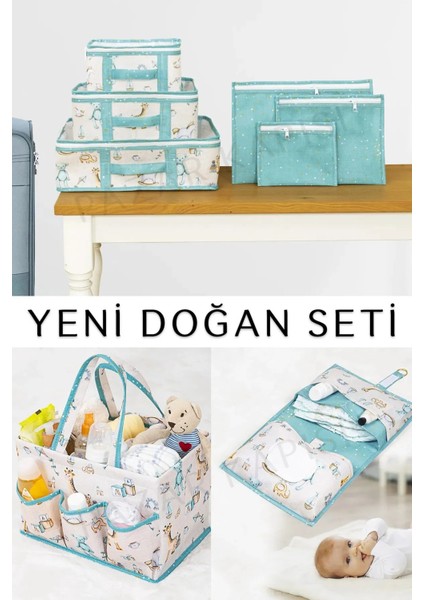 Emir-Ay Emir-AY Baby Yeni Doğan Seti - Bavul Organizer , Bakım ve Alt Bakım Çantası