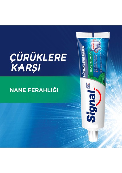 Çürüklere Karşı Koruyucu Diş Macunu Nane Ferahlığı 50 ml