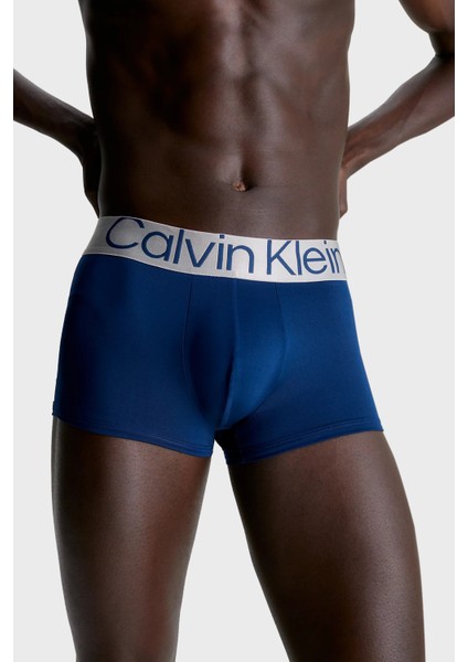 Calvin Klein Logolu Elastik Bel Bantlı Düşük Bel 3'lü Paket Boxer