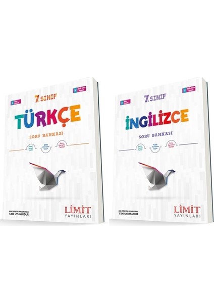 7. Sınıf Türkçe - Ingilizce Soru Bankası Seti 2 Kitap